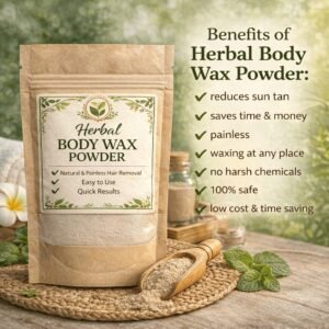 Home body waxing powder